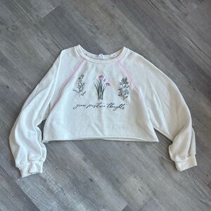 Le Lis Cropped Sweatshirt